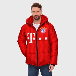 Куртка зимняя мужская FC Bayern Munchen, цвет: 3D-черный — фото 2