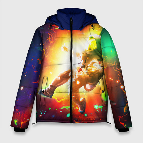 Мужская зимняя куртка Космонавт D / 3D-Черный – фото 1