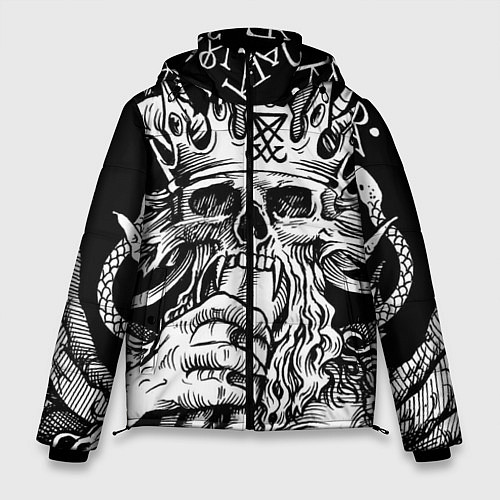 Мужская зимняя куртка Монстр / 3D-Черный – фото 1