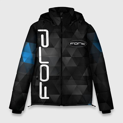 Мужская зимняя куртка FORD / 3D-Черный – фото 1