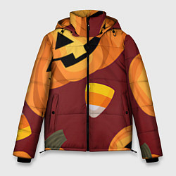 Куртка зимняя мужская Сладкие хэллоуин, цвет: 3D-черный