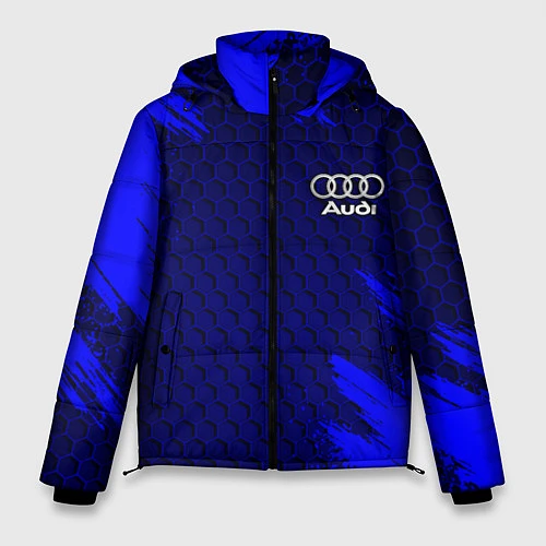 Мужская зимняя куртка AUDI / 3D-Черный – фото 1