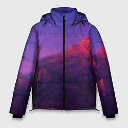 Куртка зимняя мужская Горы, цвет: 3D-светло-серый