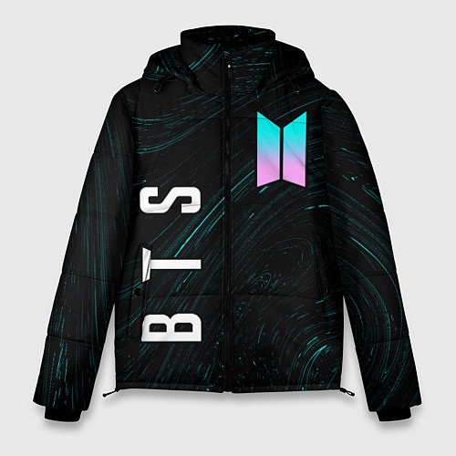 Мужская зимняя куртка BTS БТС / 3D-Черный – фото 1