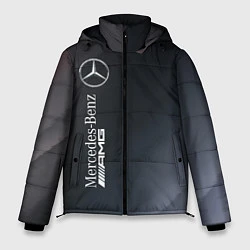 Куртка зимняя мужская MERCEDES МЕРСЕДЕС, цвет: 3D-черный