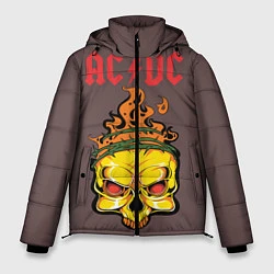 Куртка зимняя мужская ACDC, цвет: 3D-черный