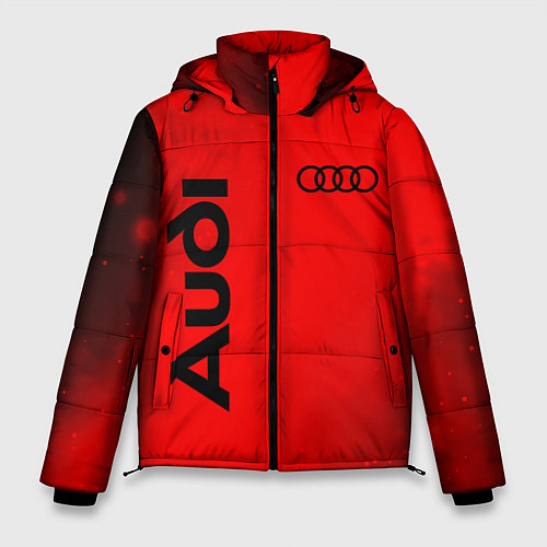 Мужская зимняя куртка AUDI АУДИ / 3D-Черный – фото 1