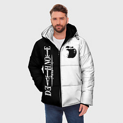 Куртка зимняя мужская Death Note, цвет: 3D-светло-серый — фото 2