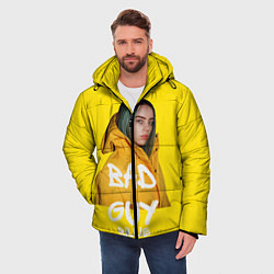Куртка зимняя мужская Billie Eilish Билли Айлиш, цвет: 3D-светло-серый — фото 2