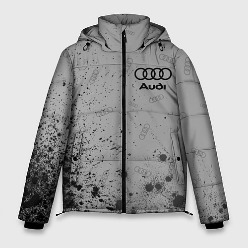 Мужская зимняя куртка AUDI АУДИ / 3D-Черный – фото 1