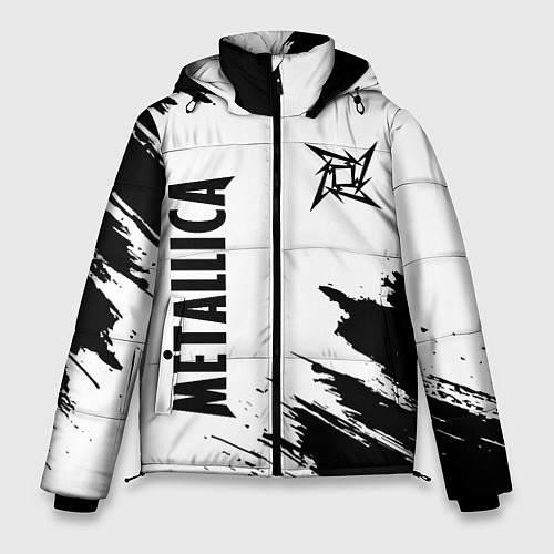 Мужская зимняя куртка METALLICA МЕТАЛЛИКА / 3D-Черный – фото 1