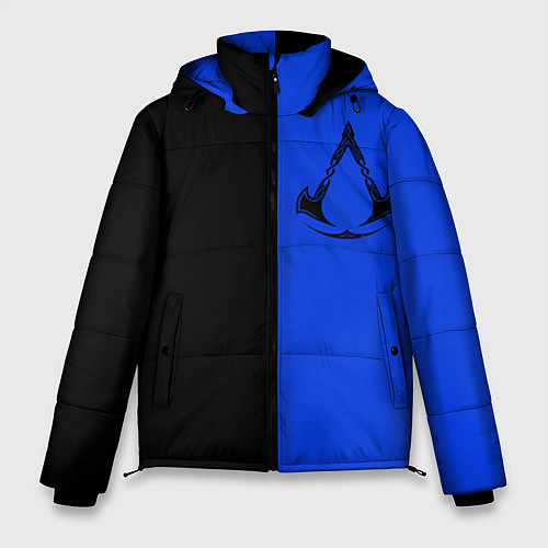 Мужская зимняя куртка Assassins Creed Valhalla / 3D-Черный – фото 1