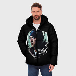 Куртка зимняя мужская EMINEM 8 MILE, цвет: 3D-черный — фото 2