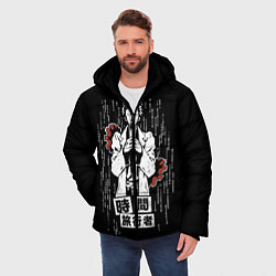 Куртка зимняя мужская Врата Штейна, цвет: 3D-черный — фото 2