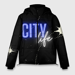 Куртка зимняя мужская City life, цвет: 3D-черный