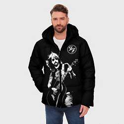 Куртка зимняя мужская FOO FIGHTERS, цвет: 3D-черный — фото 2