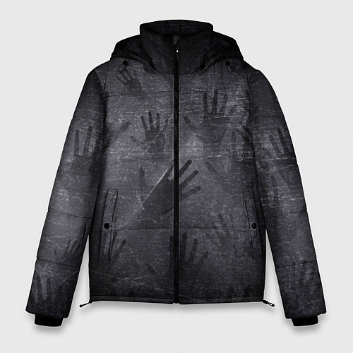 Мужская зимняя куртка ЛАДОНИ УШЕДШИХ / 3D-Черный – фото 1