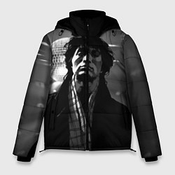 Куртка зимняя мужская ВИКТОР ЦОЙ, цвет: 3D-черный