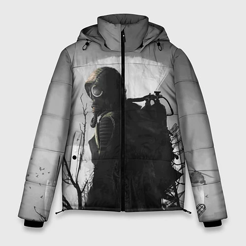 Мужская зимняя куртка СТАЛКЕР 2 / 3D-Черный – фото 1