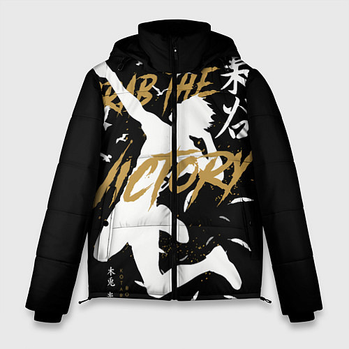 Мужская зимняя куртка Haikyuu Haikyu Haikuu / 3D-Черный – фото 1