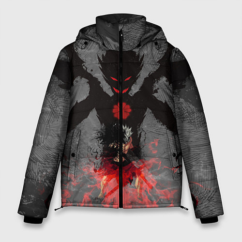 Мужская зимняя куртка Черный клевер / 3D-Черный – фото 1