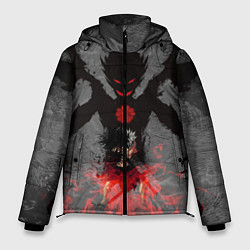 Куртка зимняя мужская Черный клевер, цвет: 3D-черный