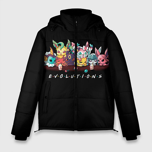 Мужская зимняя куртка EVOLUTIONS / 3D-Черный – фото 1