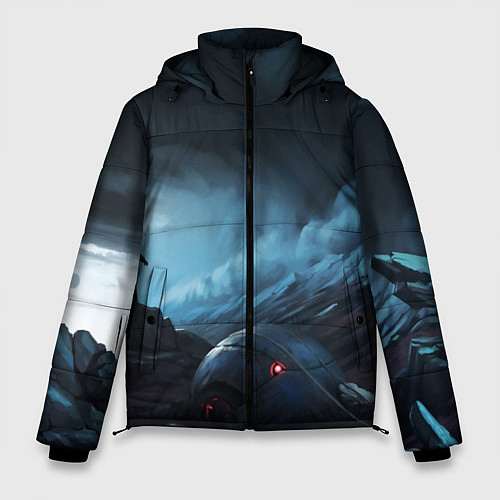 Мужская зимняя куртка Космонавт / 3D-Черный – фото 1