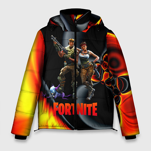 Мужская зимняя куртка FORTNITE S / 3D-Черный – фото 1