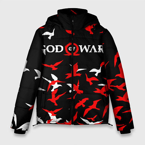 Мужская зимняя куртка GOD OF WAR / 3D-Черный – фото 1