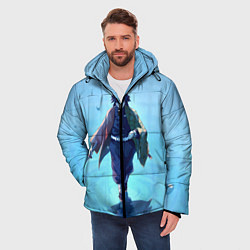 Куртка зимняя мужская ГИЮ ТОМИОКА, цвет: 3D-светло-серый — фото 2