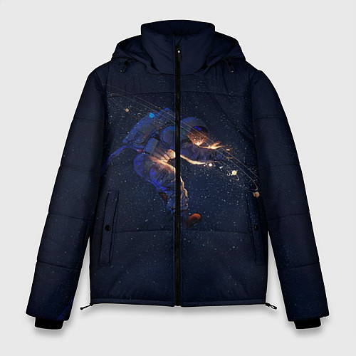 Мужская зимняя куртка Космонавт / 3D-Черный – фото 1