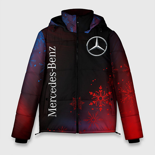 Мужская зимняя куртка MERCEDES - Зимний / 3D-Черный – фото 1