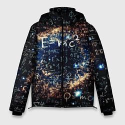 Куртка зимняя мужская Формула Вселенной, цвет: 3D-черный