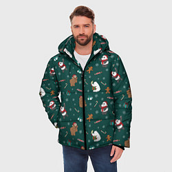 Куртка зимняя мужская We Bare Bears, цвет: 3D-красный — фото 2
