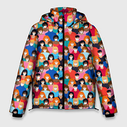 Куртка зимняя мужская Масочный Режим, цвет: 3D-черный