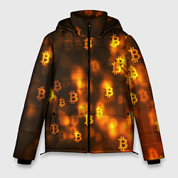 Куртка зимняя мужская BITCOIN KRYPTONATE, цвет: 3D-светло-серый