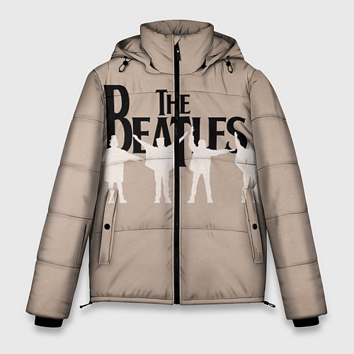 Мужская зимняя куртка The Beatles / 3D-Черный – фото 1