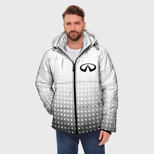Мужская зимняя куртка Infiniti / 3D-Светло-серый – фото 3