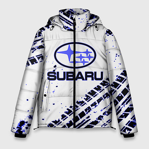 Мужская зимняя куртка SUBARU / 3D-Черный – фото 1
