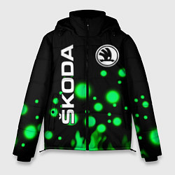 Куртка зимняя мужская Skoda, цвет: 3D-черный