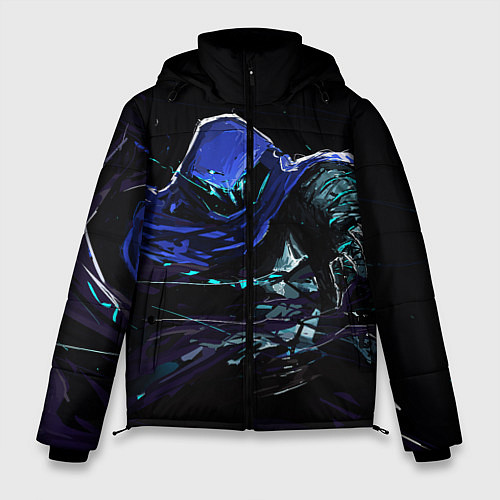 Мужская зимняя куртка Omen / 3D-Черный – фото 1