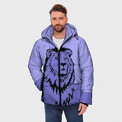 Куртка зимняя мужская Царь зверей, цвет: 3D-черный — фото 2