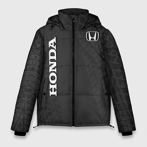 Мужская зимняя куртка Honda / 3D-Черный – фото 1