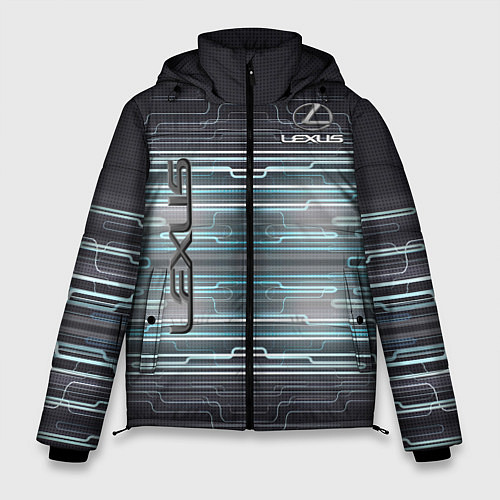 Мужская зимняя куртка Lexus / 3D-Черный – фото 1