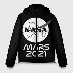 Куртка зимняя мужская NASA Perseverance, цвет: 3D-красный