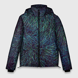 Куртка зимняя мужская Хвойная нежность, цвет: 3D-черный