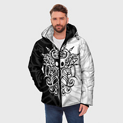 Куртка зимняя мужская HOLLOW KNIGHT ХОЛЛОУ НАЙТ, цвет: 3D-черный — фото 2