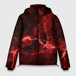 Куртка зимняя мужская Разряд Молний, цвет: 3D-красный