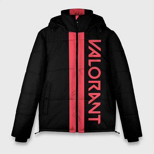 Мужская зимняя куртка VALORANT / 3D-Черный – фото 1